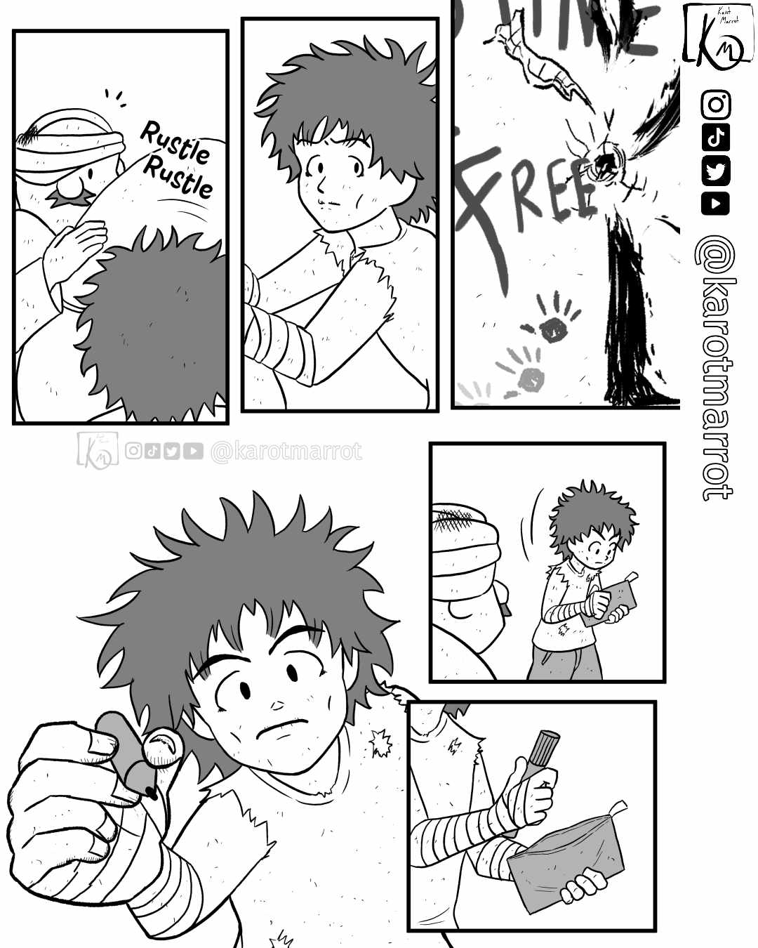 This boy from Gaza makes manga Chapter 0 23